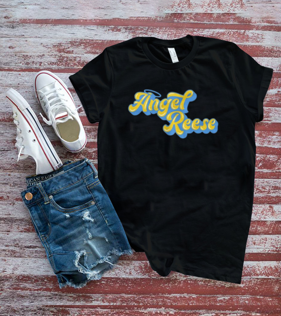 Angel Reese Limited Chicago Sky Text T-Shirt