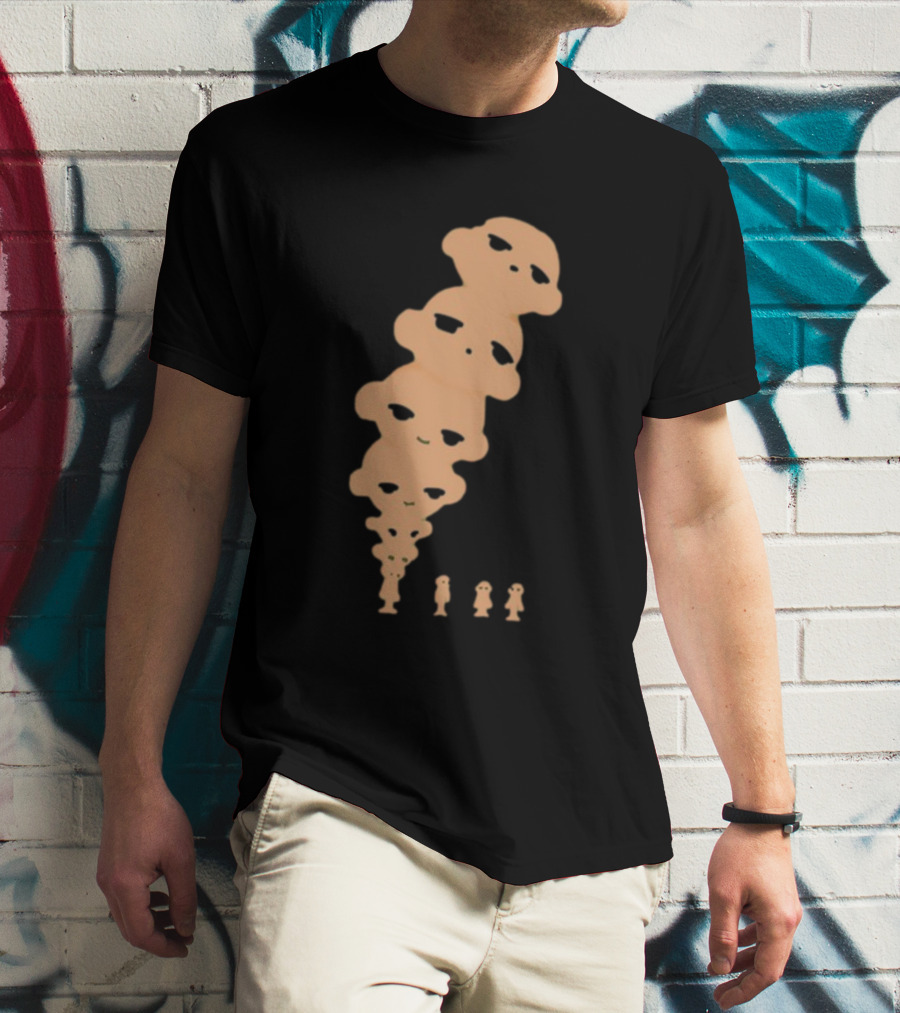 Impoppy Baby Head Gradient Faces T-Shirt