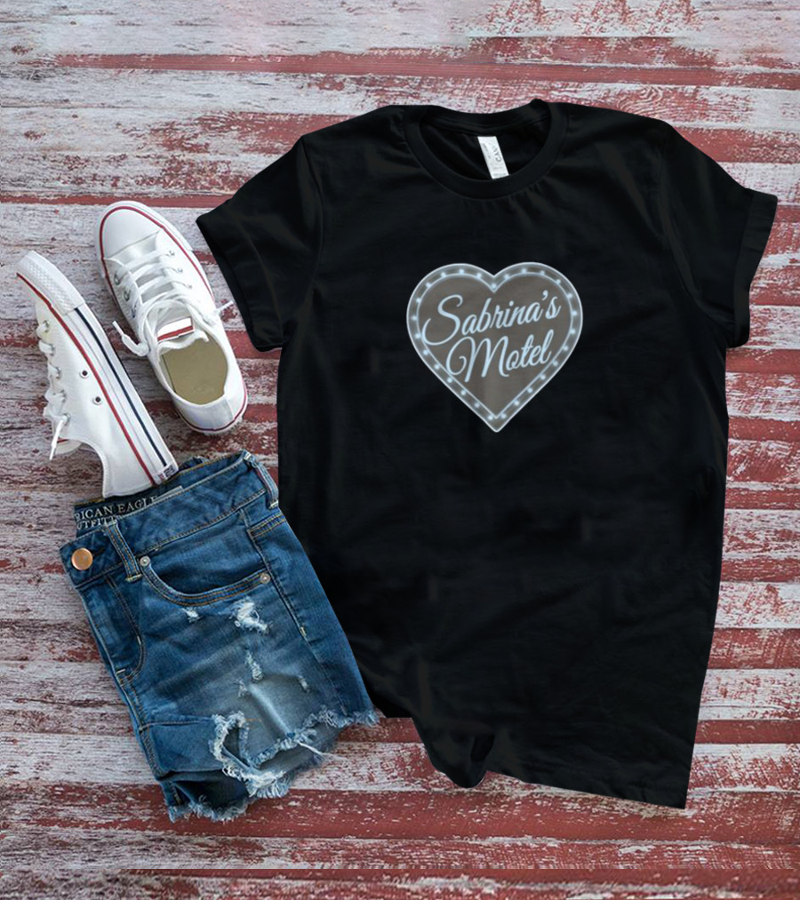 Sabrina's Motel Heart-Shaped Neon Sign T-Shirt