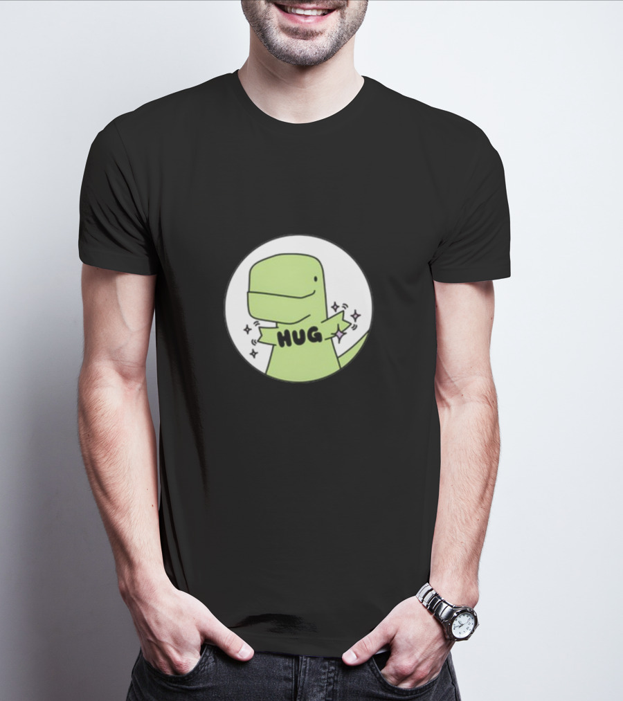 Timmy Hug Dinosaur With Stars T-Shirt
