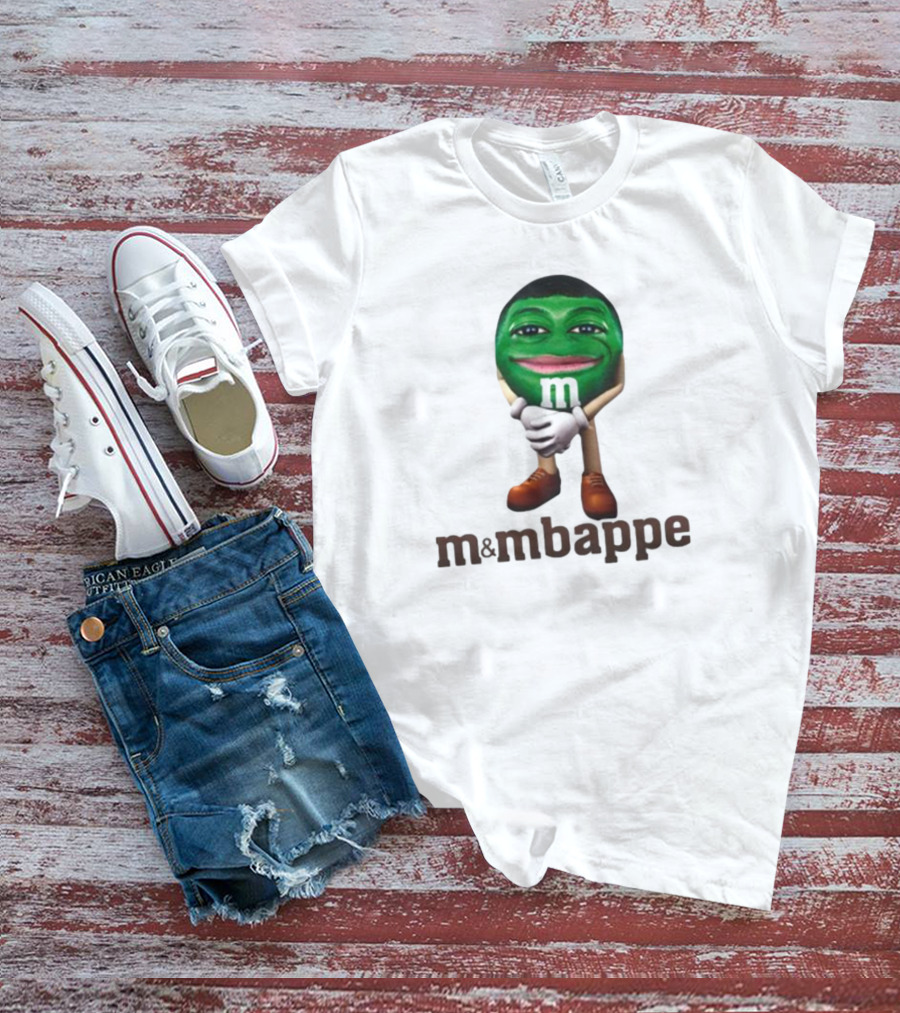 Kylian Mbappe M&Mbappe Green Character T-Shirt