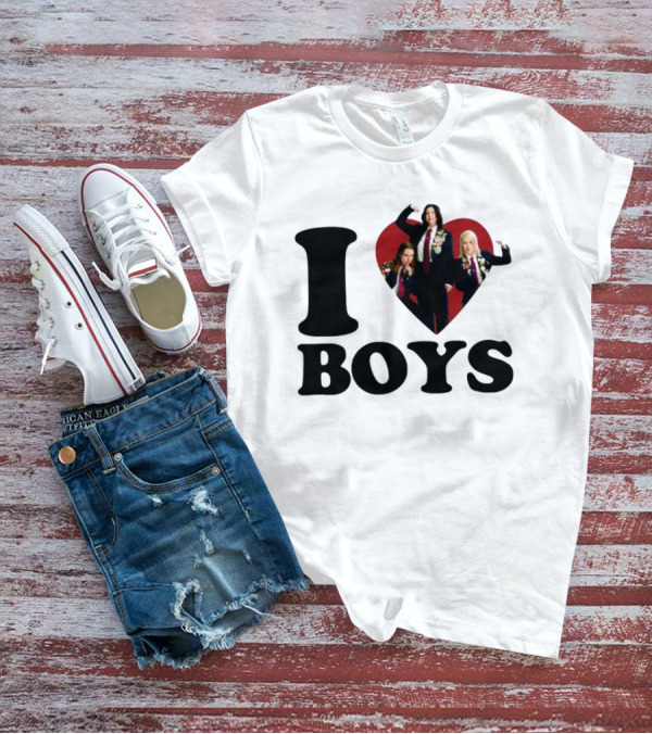 I Love Boys Mustardyardpress Boygenius Heart Trio T-Shirt