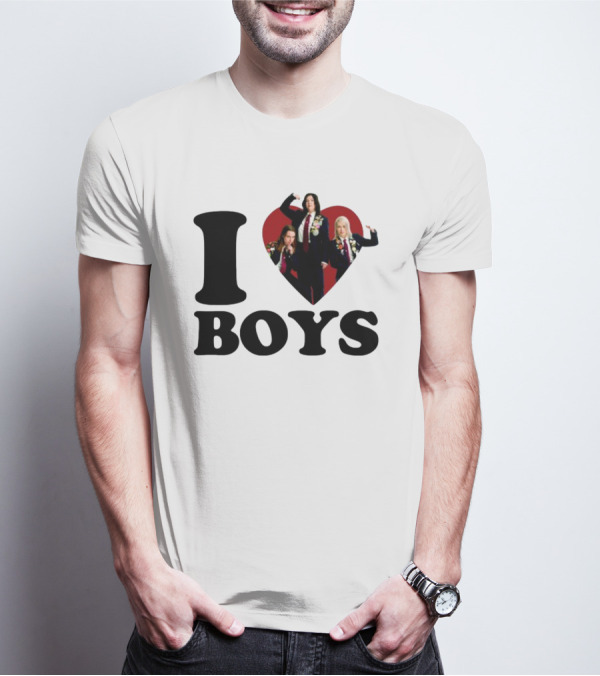 I Love Boys Mustardyardpress Boygenius Heart Trio T-Shirt