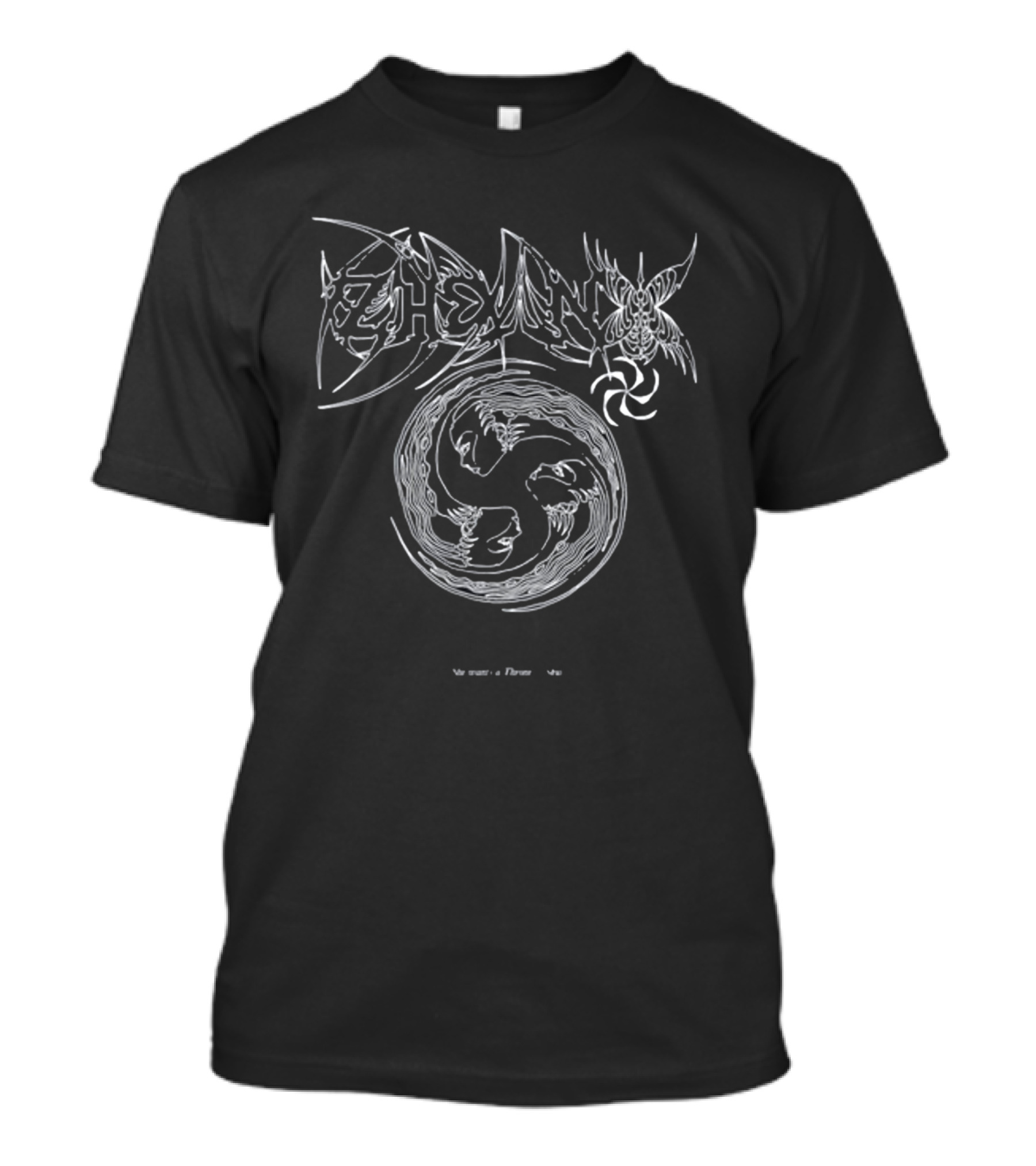 Zheani Folk She Wants A Throne Of Skulls Ying Yang T-Shirt