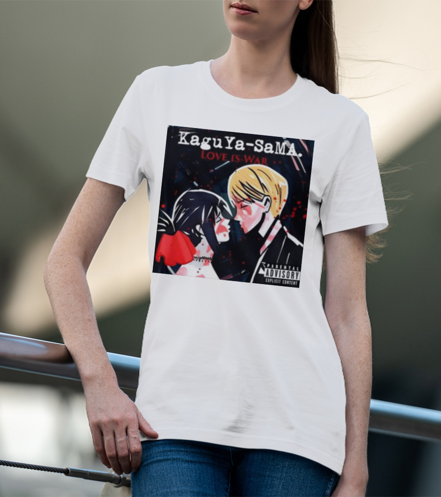 Kaguya-Sama Love Is War Explicit Content Parental Advisory T-Shirt