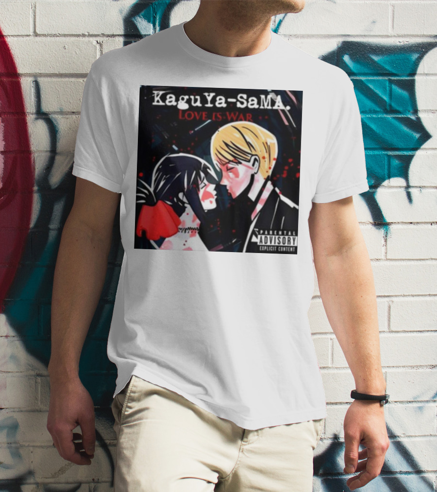 Kaguya-Sama Love Is War Explicit Content Parental Advisory T-Shirt