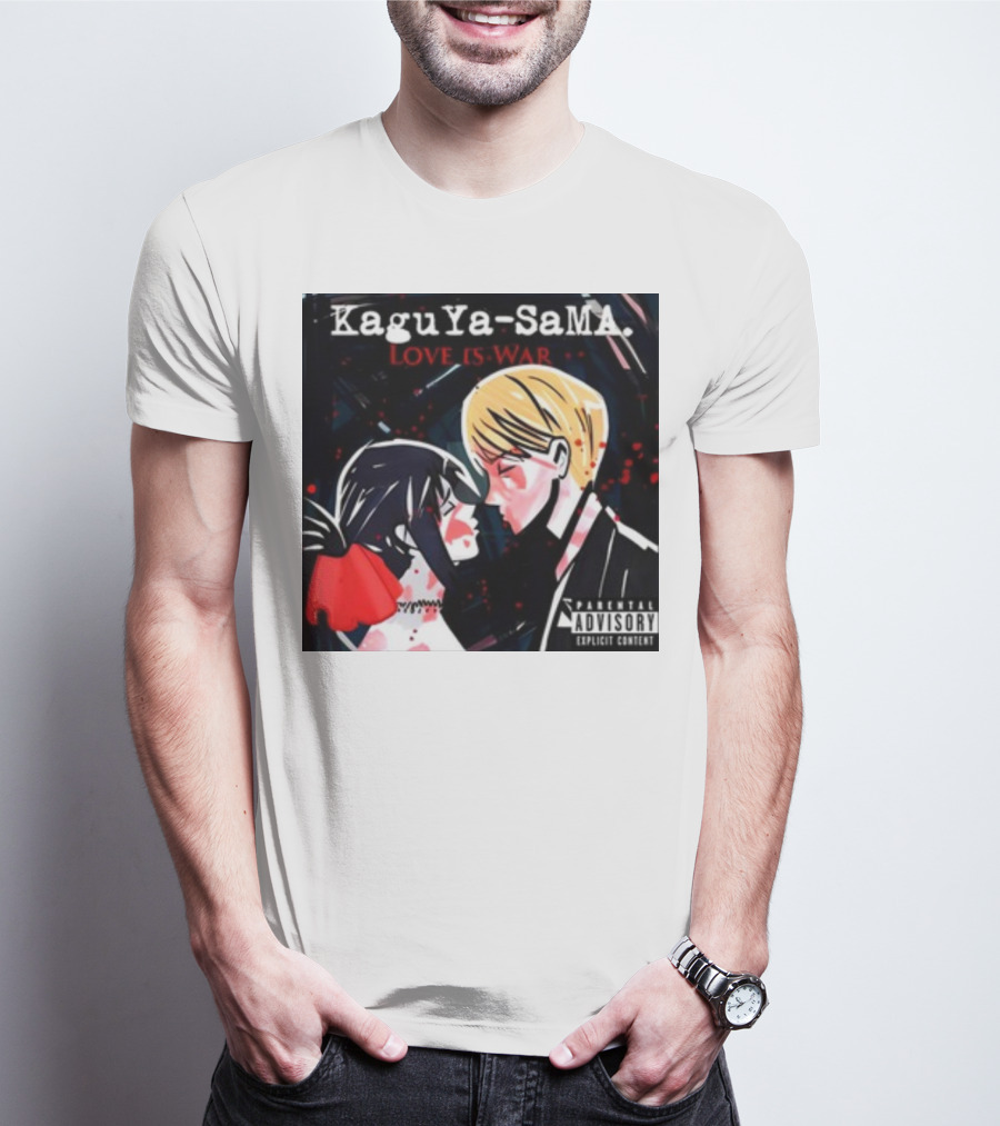 Kaguya-Sama Love Is War Explicit Content Parental Advisory T-Shirt