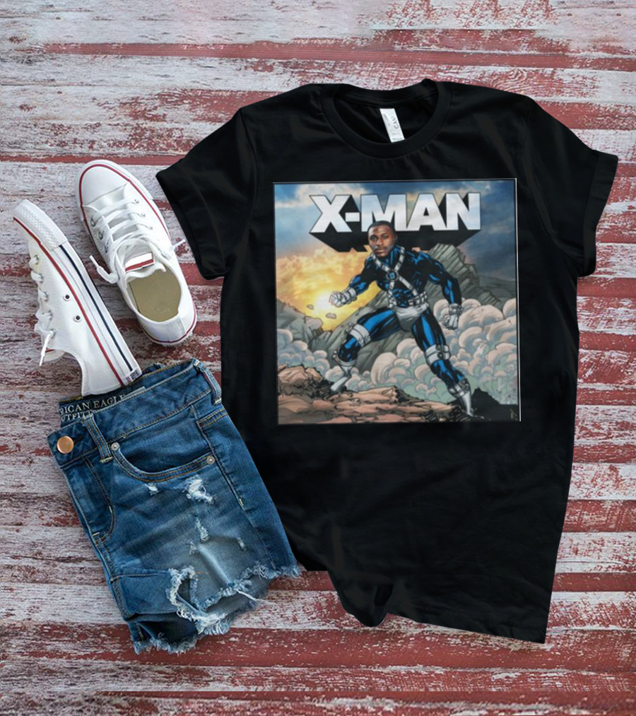 X-Man Carolina Panthers Xavier Legette Comic T-Shirt