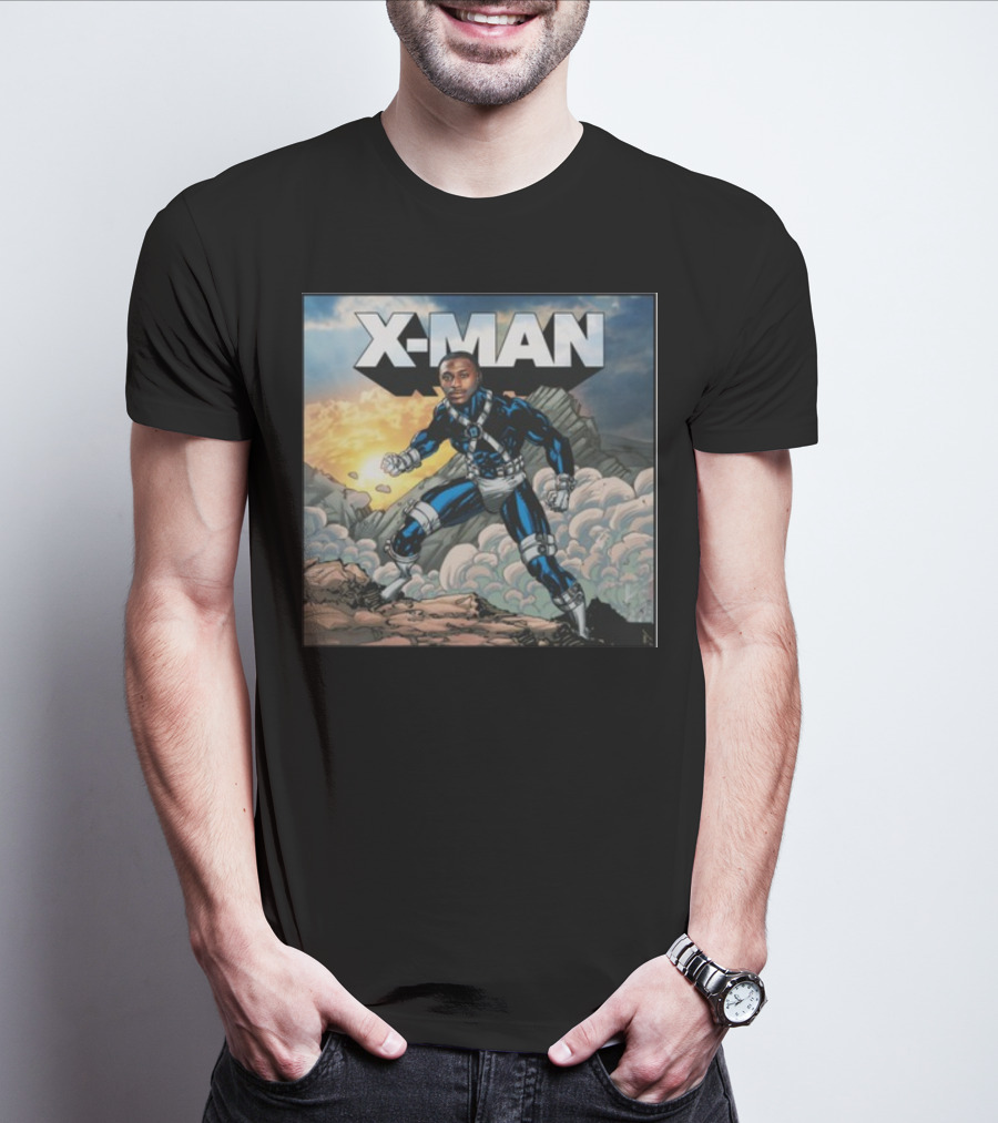 X-Man Carolina Panthers Xavier Legette Comic T-Shirt