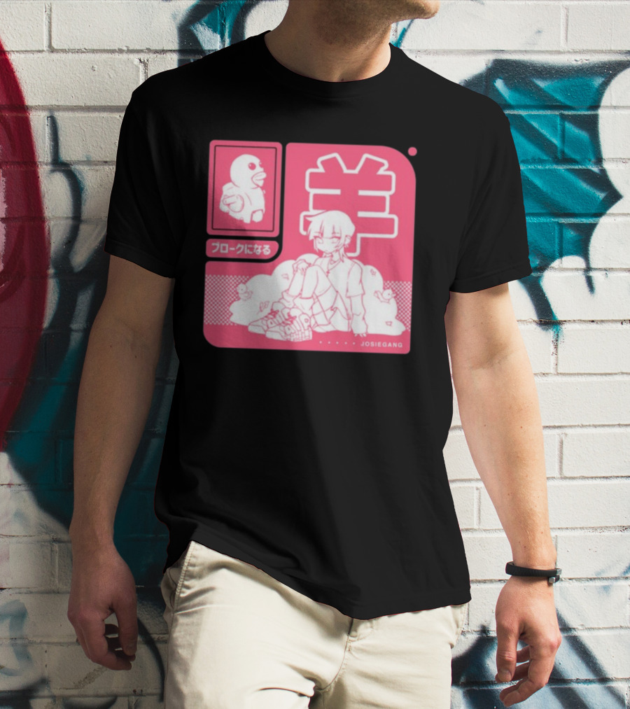 Sheepxing Bloke Josiegang Anime Manga Character Kawaii Aesthetic Japan T-Shirt