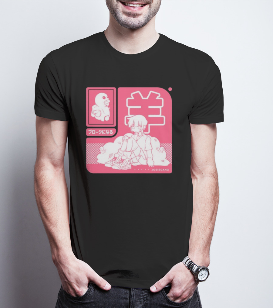 Sheepxing Bloke Josiegang Anime Manga Character Kawaii Aesthetic Japan T-Shirt