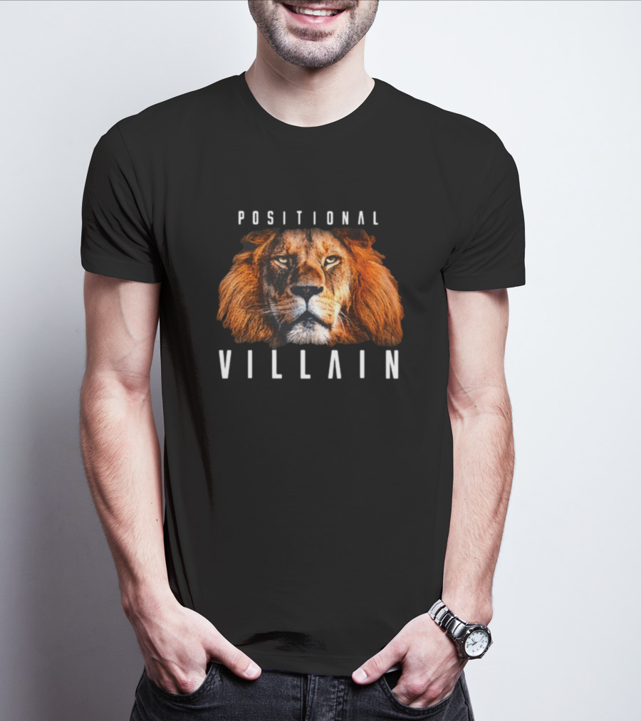 Positional Villain Lion Fierce Face T-Shirt