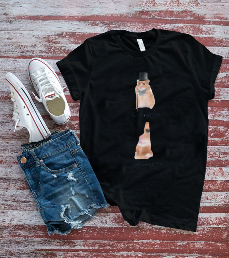 Old Hamster New Hamster New Hampshire State Shape T-Shirt