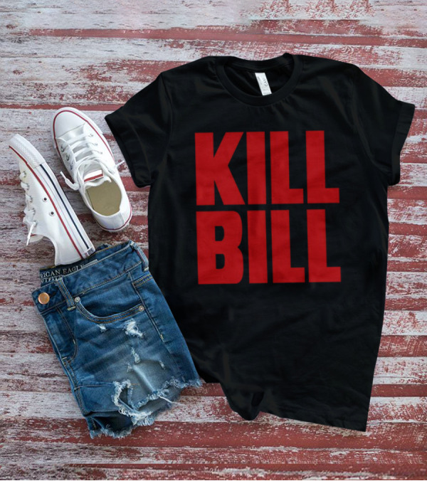 Hunter Schafer Kill Bill Red Block Letters T-Shirt