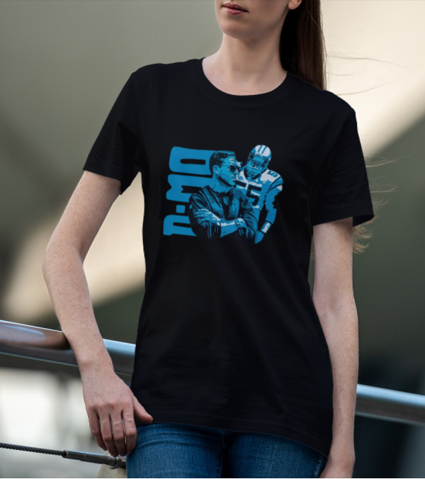 D-Mo Dan Morgan 55 Carolina Panthers Dave Canales Football Duo T-Shirt
