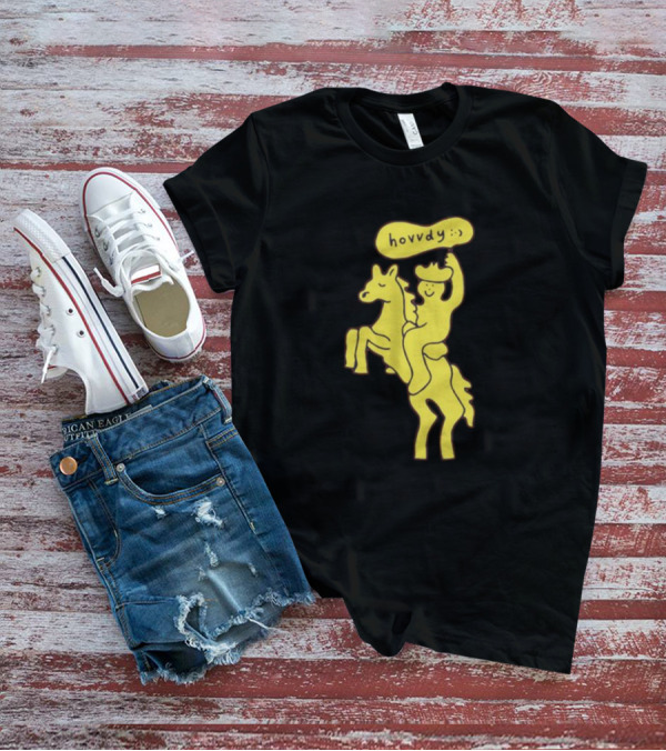 Hovvdy Jcrumb Cowboy On Horseback T-Shirt