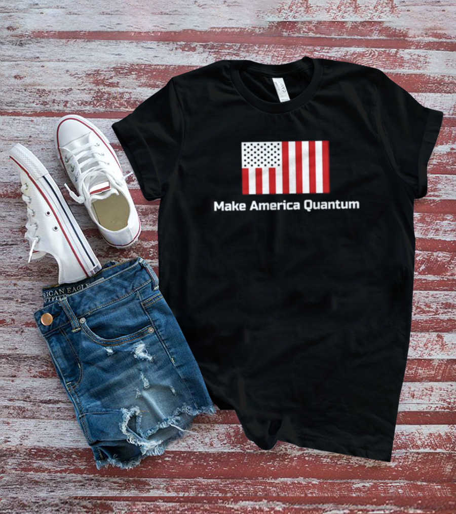 Make America Quantum United States Flag Luke Slywaker T-Shirt