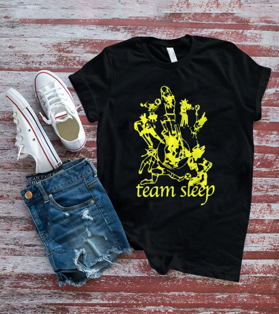 Team Sleep Pee-Chee Sports Figures T-Shirt