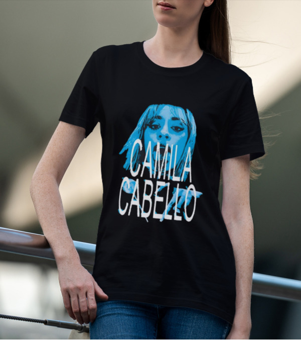 Camila Cabello Blue Portrait Portal Brazil C T-Shirt