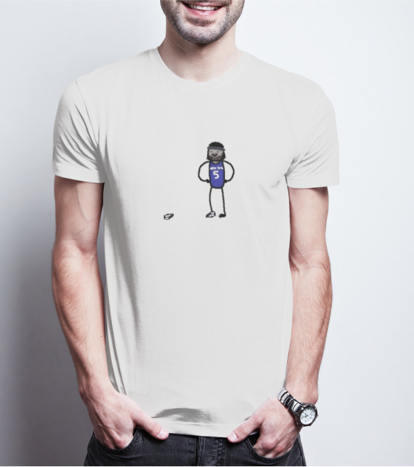 Paint Precious Noshoea Warriors Basketball Stick Figure T-Shirt