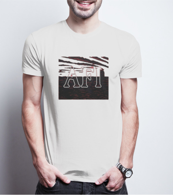 Afireinside AFI Black Sails Striped T-Shirt