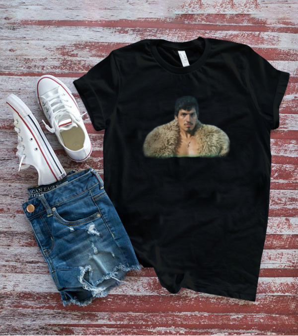 God Said No Iconic Fur Coat Character T-Shirt