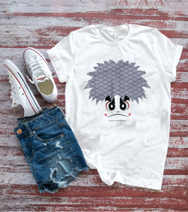 Kit Ellis Wearing Gare Goemon Konami Digital Entertainment Character Face T-Shirt