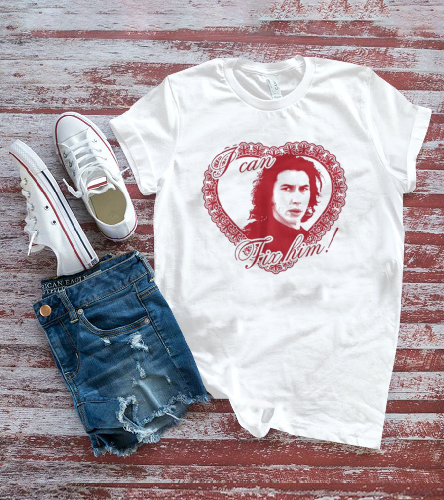 Tresshirts Camisa I Can Fix Him Kylo Ren Heart Frame T-Shirt