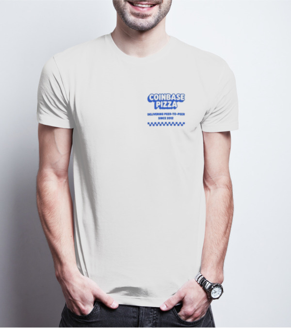 COINBASE PIZZA DELIVERING PEER-TO-PEER SINCE 2010 T-Shirt