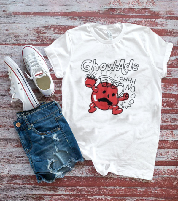 Ghoul-Ade Ohhh No Monster Juice Pitcher Panic Retro Scream T-Shirt