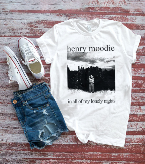 Henry Moodie In All Of My Lonely Nights Dark Skyline Scene T-Shirt