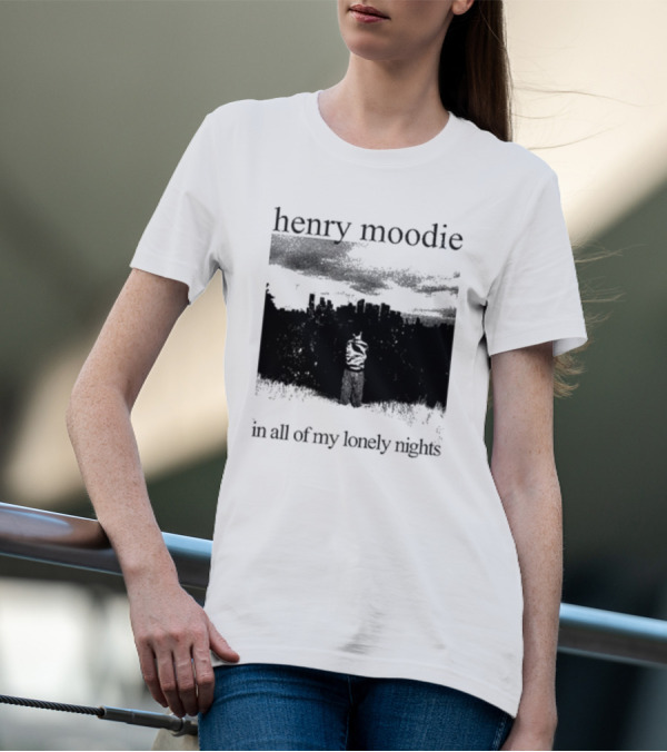 Henry Moodie In All Of My Lonely Nights Dark Skyline Scene T-Shirt