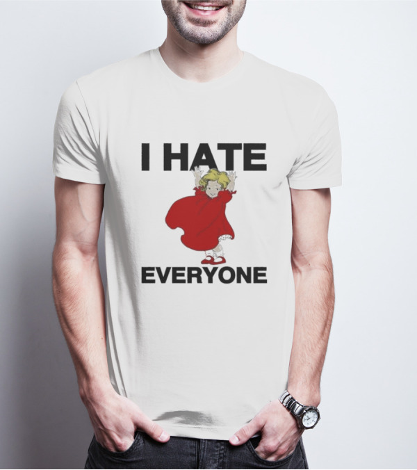I Hate Everyone Baby Cute Red Dress Girl T-Shirt