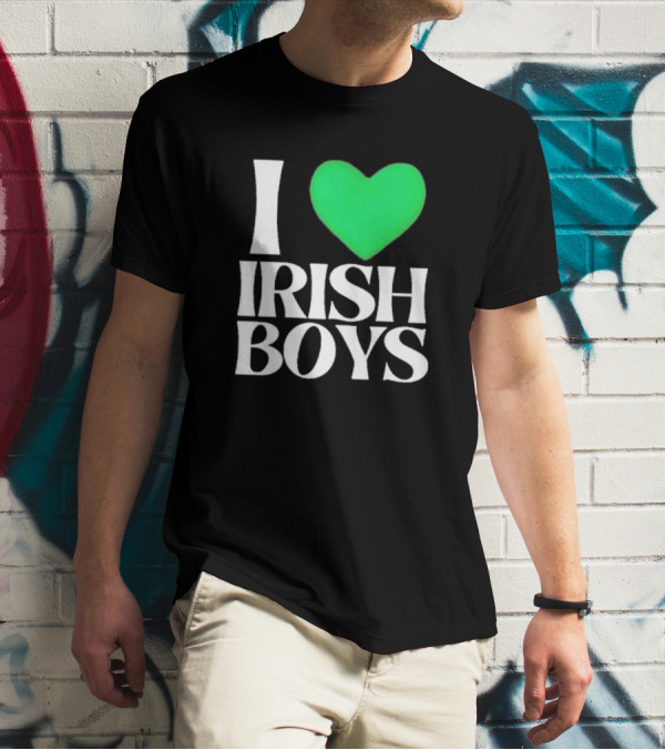I Heart Irish Boys St. Patrick's Day Love T-Shirt