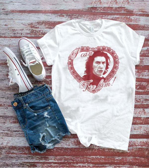 I Can Fix Him Kylo Ren Heart Frame T-Shirt
