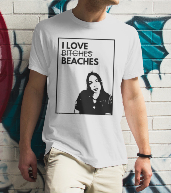 Charlotte I Love Beaches Image T-Shirt