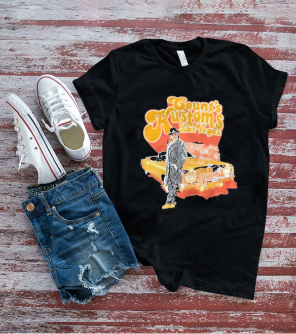 Count’s Kustoms Superfly Cadillac Eldorado Las Vegas Strip T-Shirt