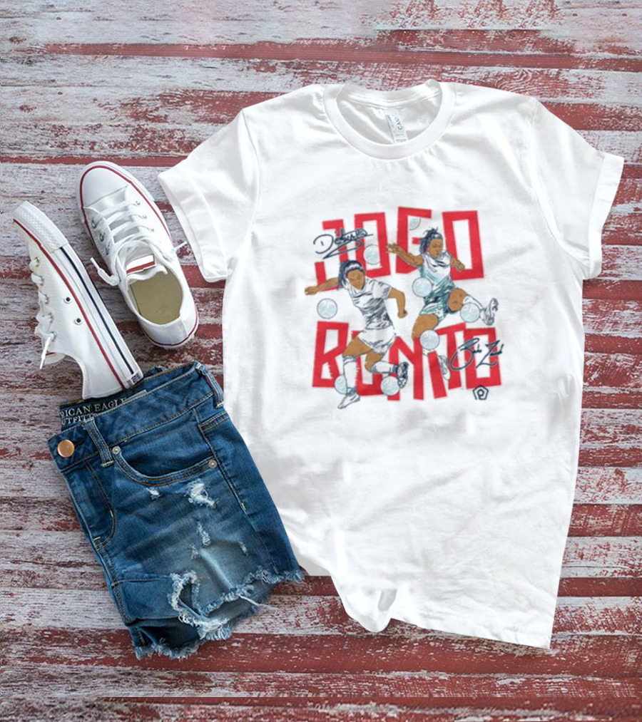 Jogo Bonito Debinha And Bia Zaneratto Soccer Signature T-Shirt