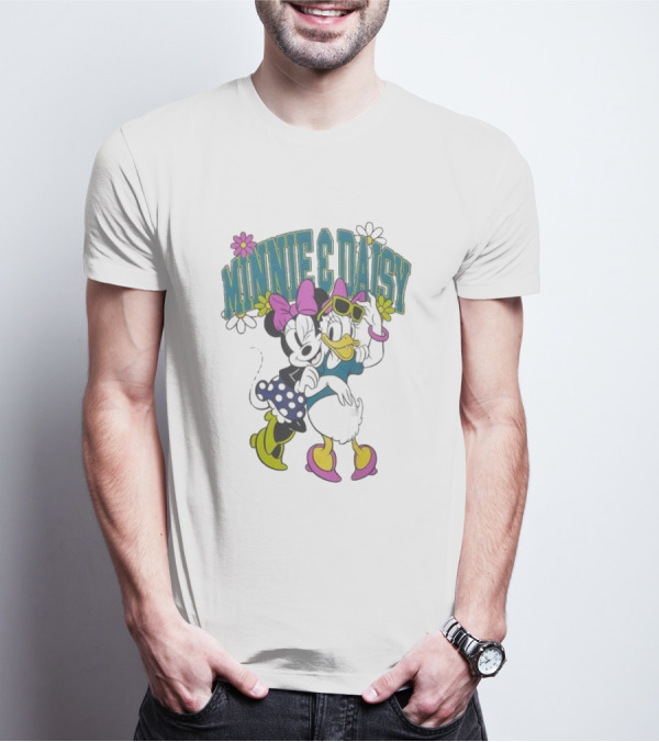 Disney Minnie And Daisy Youth Playful Friends T-Shirt