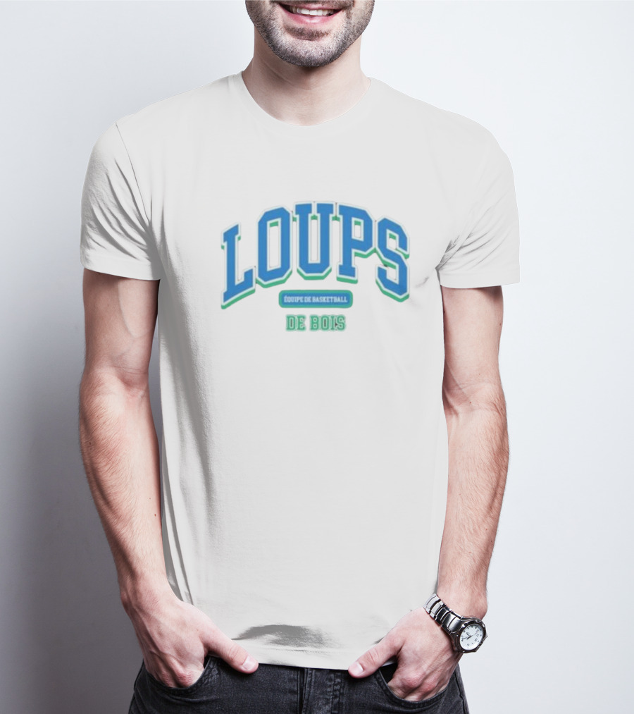 Loups Équipe De Basketball De Bois Rudy Gobert T-Shirt