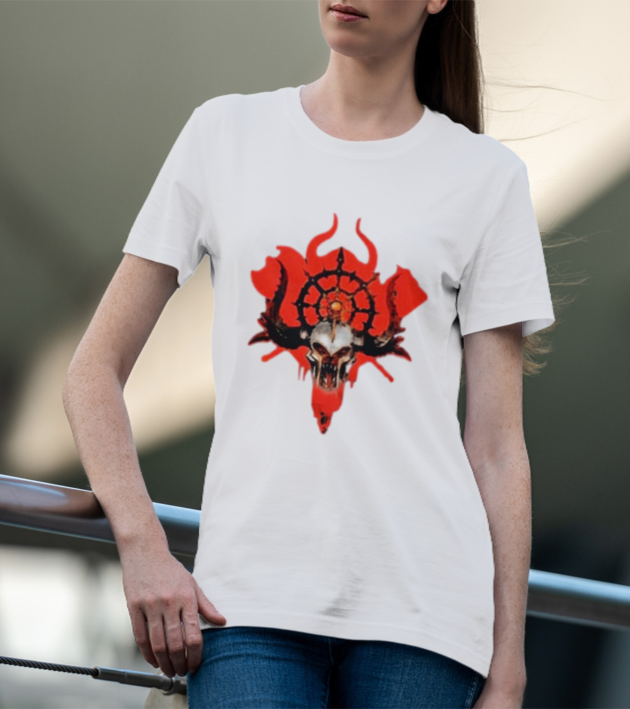Slaves To Darkness Ravagers Skull And Chaos T-Shirt