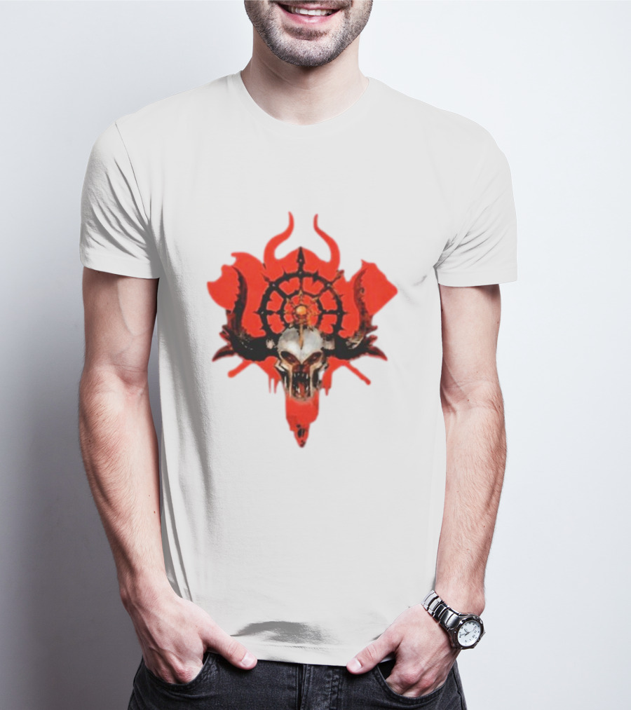 Slaves To Darkness Ravagers Skull And Chaos T-Shirt