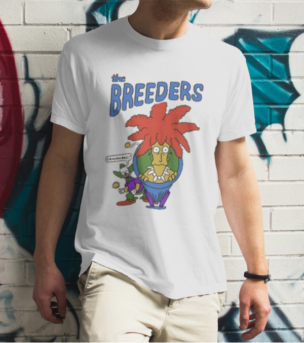 The Breeders I'm The Last Splash Cartoon Character With Red Hair In Vase T-Shirt