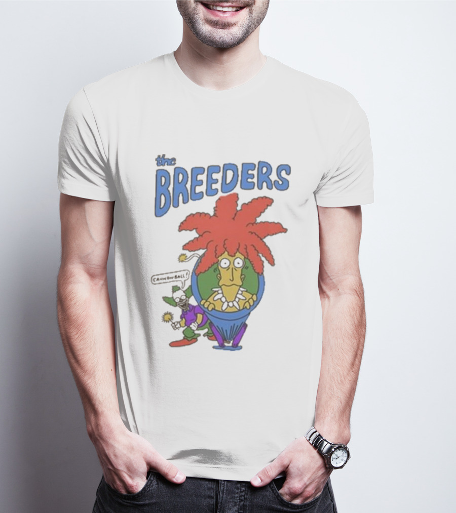 The Breeders I'm The Last Splash Cartoon Character With Red Hair In Vase T-Shirt