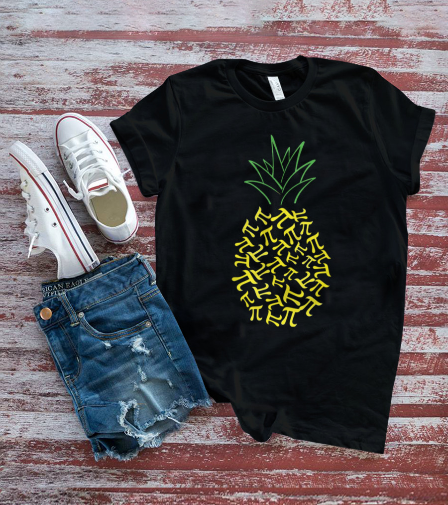 Pi Day Pineapple Math Humor T-Shirt