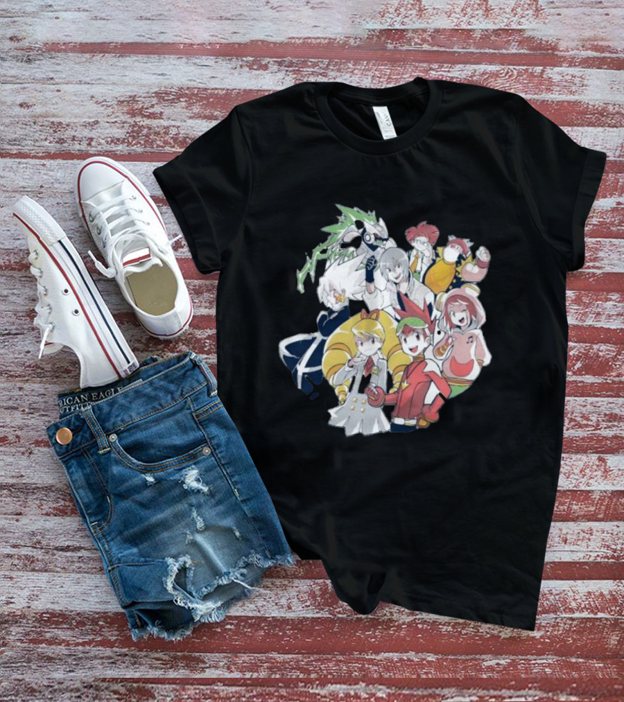 Mega Man Star Force Allies Heroes And Characters T-Shirt