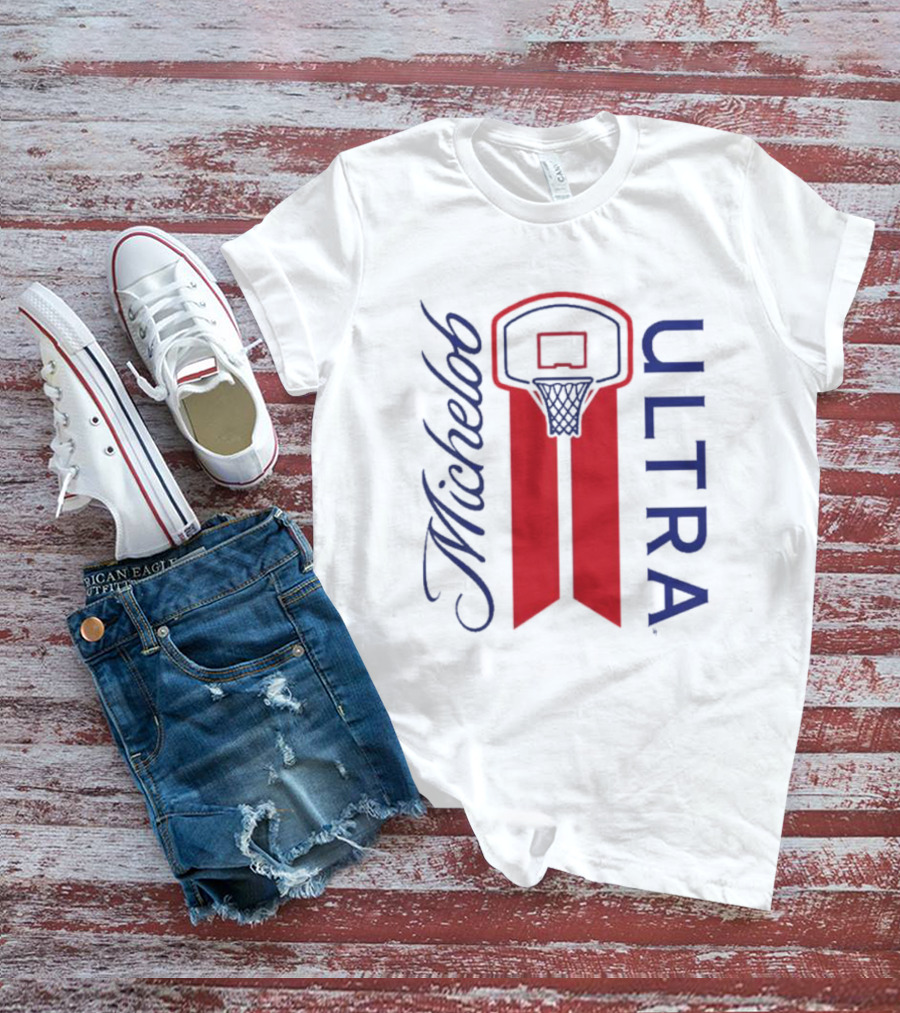 Michelob Ultra Basketball Hoop T-Shirt