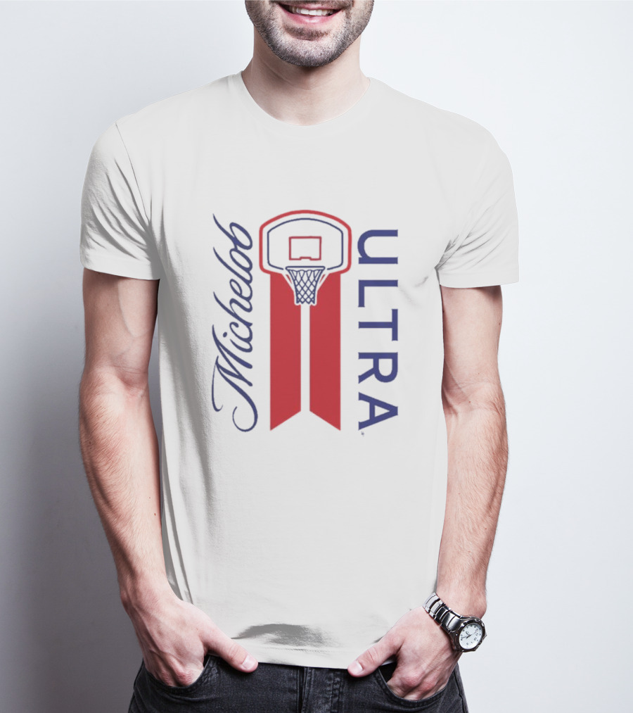 Michelob Ultra Basketball Hoop T-Shirt