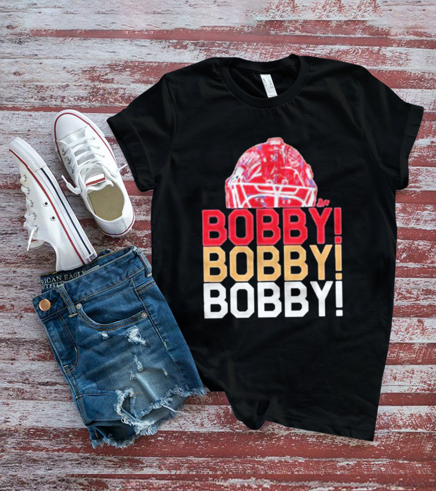 Bobby Chant Bobby Bobby Sergei Bobrovsky Hockey Helmet T-Shirt