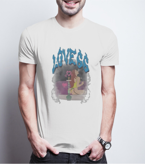 Chicklet And Maleni Love66 Hookah Lounge Heart T-Shirt